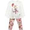 Picture of PRE ORDER Monnalisa Girls Toy Story Legging Set X 2 - Ivory Multi