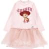 Picture of PRE ORDER Monnalisa Girls Toy Story Long Sleeve Dress - Pink