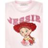 Picture of PRE ORDER Monnalisa Girls Toy Story Long Sleeve Dress - Pink
