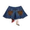 Picture of PRE ORDER Monnalisa Girls Toy Story Blouse Jumper & Denim Skirt Set X 3 - Ivory Navy Blue
