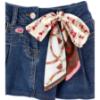 Picture of PRE ORDER Monnalisa Girls Toy Story Blouse Jumper & Denim Skirt Set X 3 - Ivory Navy Blue