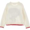 Picture of PRE ORDER Monnalisa Girls Toy Story Blouse Jumper & Denim Skirt Set X 3 - Ivory Navy Blue