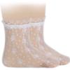 Picture of Condor Socks Silk Lace Ankle Socks - White