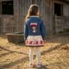 Picture of PRE ORDER Monnalisa Girls Toy Story Denim Jacket - Blue Multi