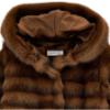Picture of PRE ORDER Monnalisa Girls Toy Story Hooded Faux Fur Jacket - Brown