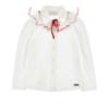 Picture of PRE ORDER Monnalisa Bebe Girls Dalmatian Jumper Blouse & Skirt Set X 3 - Ivory Red