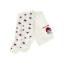 Picture of PRE ORDER Monnalisa Bebe Girls Dalmatian Heart Tights - Ivory Red