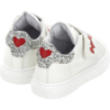 Picture of PRE ORDER Monnalisa Girls Easy On Dalmatian Pump - White Red