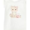 Picture of PRE ORDER Monnalisa Bebe Girls Rose Leopard Top & Skirt Set X 2 -  Ivory Pink