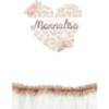 Picture of PRE ORDER Monnalisa Bebe Girls Rose Leopard Legging Set X 2 -  Ivory Pink