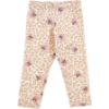 Picture of PRE ORDER Monnalisa Bebe Girls Rose Leopard Legging Set X 2 -  Ivory Pink