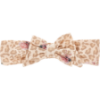 Picture of PRE ORDER Monnalisa Bebe Girls Rose Leopard Stretchy Headband - Beige Pink