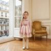 Picture of PRE ORDER Monnalisa Bebe Girls Rose Leopard Neoprene Dress - Pink