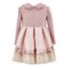 Picture of PRE ORDER Monnalisa Bebe Girls Rose Leopard Neoprene Dress - Pink