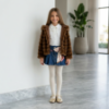 Picture of Monnalisa Girls Tulle Collar Stretchy Blouse - White White