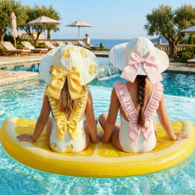 Picture of Meia Pata Girls Pears Sunny Hat - Lemon Green