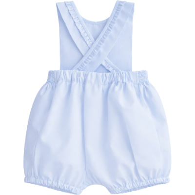 Picture of Sarah Louise Girls Smocked & Embroidered Bubble & Headband Set X 2  - Blue